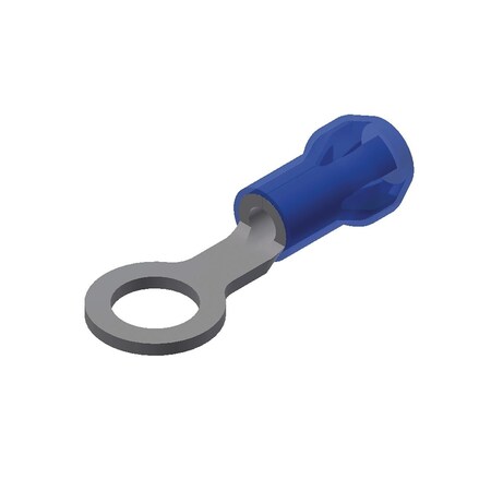 Burndy Copper Terminal, Ring Tongue w/o Inspection Hole, Wire Range 16-14 AWG YAE14N1